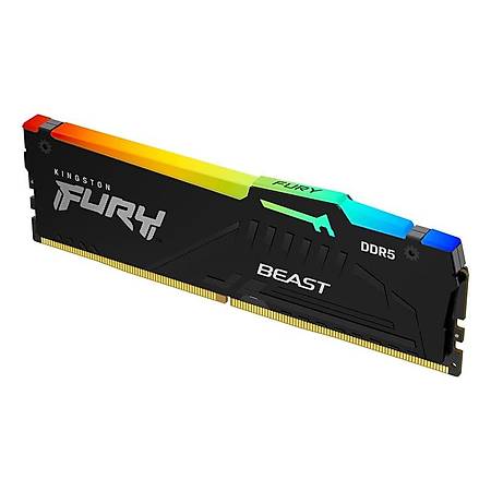 Kingston Fury Beast RGB 8GB DDR5 6000 MHz CL40 Soðutuculu Ram KF560C40BBA-8