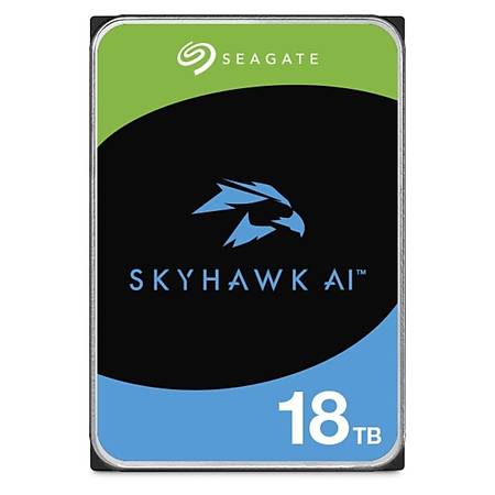 Seagate Skyhawk AI 3.5 18TB 7200RPM 256MB Sata 6Gbit/sn 550TB/Y RV 7/24 ST18000VE002