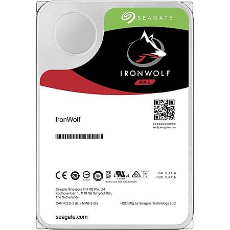 Seagate Ironwolf 3.5 8TB 7200Rpm 256Mb Sata 3 ST8000VN004