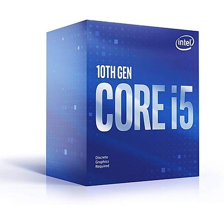 Intel Core i5 10400F Soket 1200 2.9GHz 12MB Cache lemci Fanl Kutulu