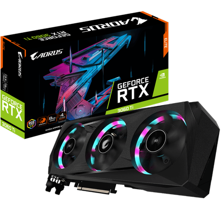 GIGABYTE AORUS GeForce RTX 3060 Ti Elite 8G 8GB 256Bit GDDR6