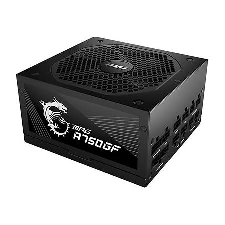 MSI MPG A750GF 750W 80+ Gold Full Modler 140mm Fanl Power Supply