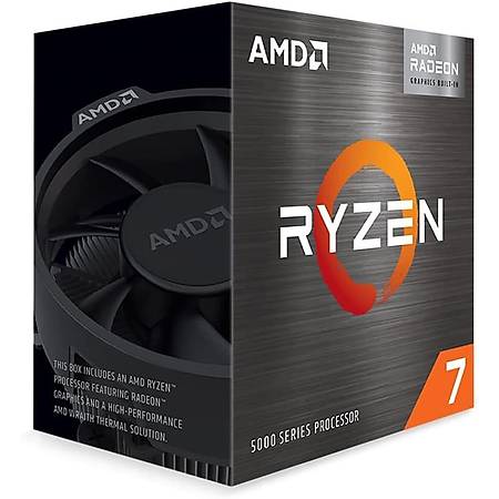 AMD Ryzen 7 5700G Soket AM4 3.8GHz 16MB Cache lemci Fanl Kutulu