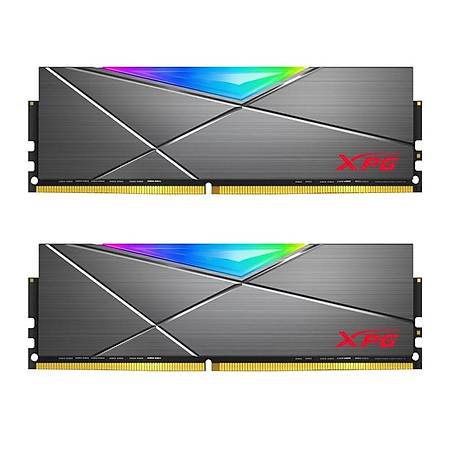 XPG Spextrix D50 Gaming 16GB (2x8GB) DDR4 3600MHz CL18 Dual Kit Gri Ram AX4U36008G18A-DT50