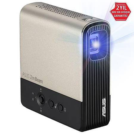 Asus ZenBeam E2 300 Ans 854x480 WVGA Hdmý Wi-Fi USB 3D DLP Projeksiyon Cihazý