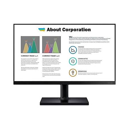 Samsung LF24T450FQRXUF 24 1920x1080 75Hz 5ms HDMI DP IPS Monitr