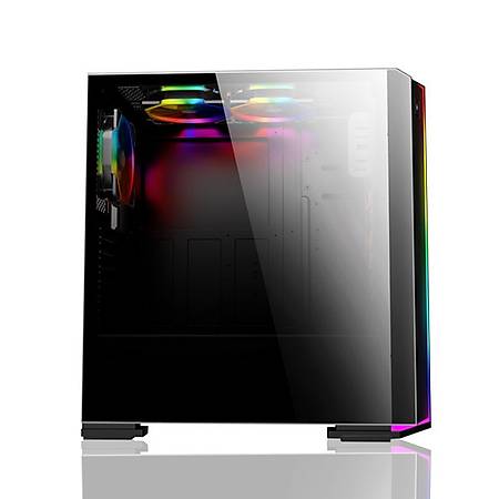 Power Boost VK-G3906S Rainbow RGB Fan Strip Siyah Kasa PSU Yok