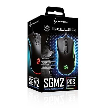Sharkoon Skiller SGM2 Led Aydýnlatmalý Gaming Mouse
