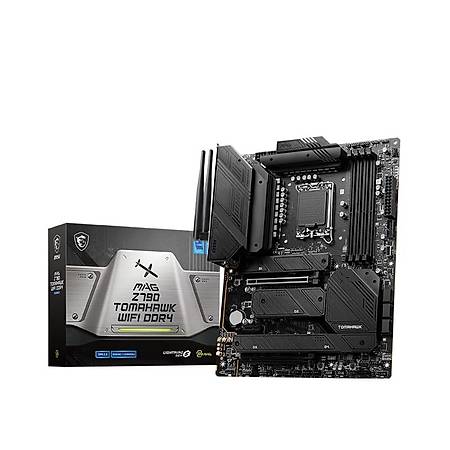 MSI MAG Z790 TOMAHAWK Wi-Fi DDR4 5333MHz PCI-E Gen5 M.2 USB 3.2 DP HDMI 2.5G LAN Wi-Fi 6E ATX Soket 1700