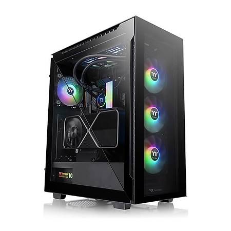 Thermaltake Divider 500 TG Air MidTower Siyah Oyuncu Kasas PSU Yok