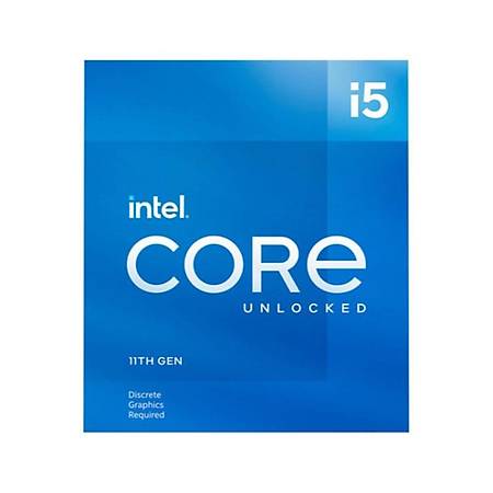 Intel Core i5 11600KF Soket 1200 3.9GHz 12MB Cache İşlemci Fansız Kutulu