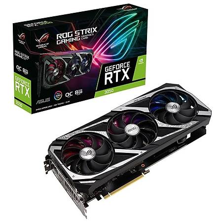ASUS ROG STRIX GeForce RTX 3050 O8G GAMING 8GB 128Bit GDDR6