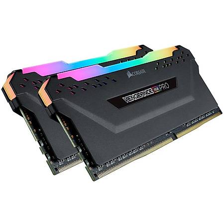 Corsair Vengeance RGB Pro 16GB (2x8GB) DDR4 3200MHz CL16 Siyah Dual Kit Ram