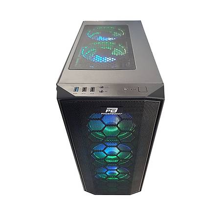 PowerBoost X58RGB 650W 80+ Mesh Panel ATX Kasa