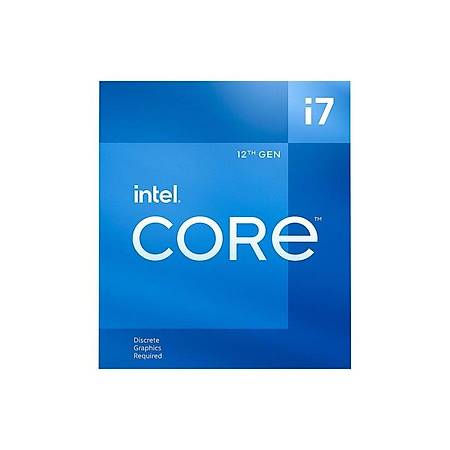 Intel Core i7 12700F Soket 1700 2.1GHz 25MB Cache lemci Fanl Kutulu