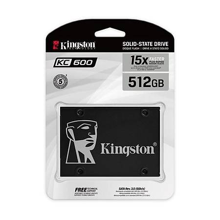 Kingston KC600 512GB Sata 3 SSD Disk SKC600/512G