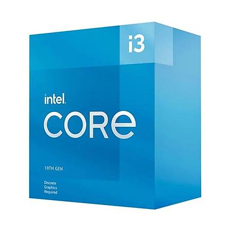 Intel Core i3 10105F Soket 1200 3.7GHz 6MB Cache İşlemci Fanlı Kutulu