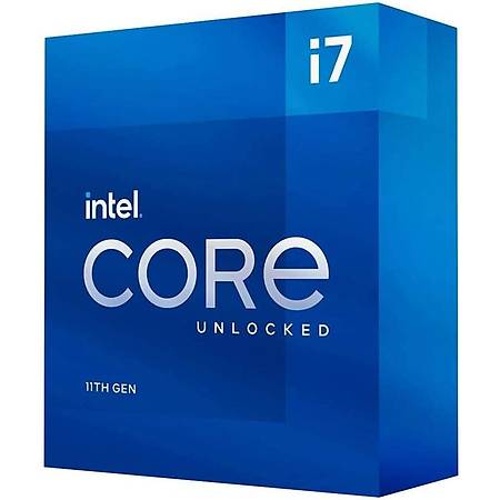 Intel Core i7 11700F Soket 1200 2.5GHz 16MB Cache Ýþlemci Fanlý Kutulu