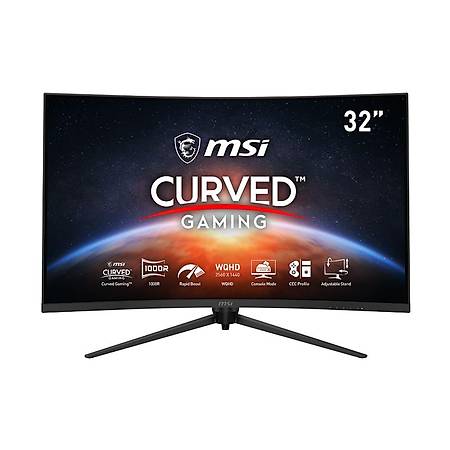 MSI OPTIX G321CQP 31.5 2560x1440 165Hz 1ms HDMI DP Curved Led Gaming Monitr
