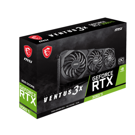 MSI GeForce RTX 3060 Ti VENTUS 3X OC 8GB 256Bit GDDR6