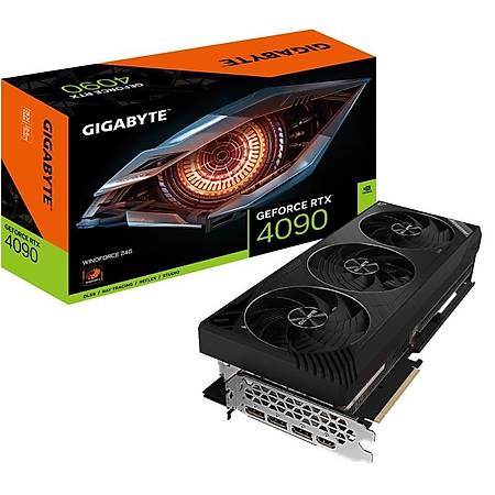 Gigabyte GeForce RTX 4090 WindForce 3X 24GB 384Bit GDDR6X DLSS 3 Ekran Kart