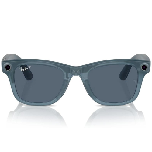 Ray-Ban Meta Wayfarer Ak�ll� G�zl�k Mat Mavi Polarize Mavi