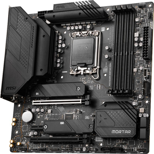 MSI MAG B660M MORTAR DDR4 4800MHz (OC) PCI-E Gen 4 M.2 HDMI DP USB 3.2 1x2.5G LAN mATX Soket 1700