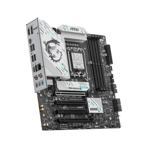 MSI B860M GAMING PLUS WiFi DDR5 8600MHz (OC) 3xM.2 Thunderbolt 4 HDMI DP 5G LAN WiFi 7 mATX Soket 1851