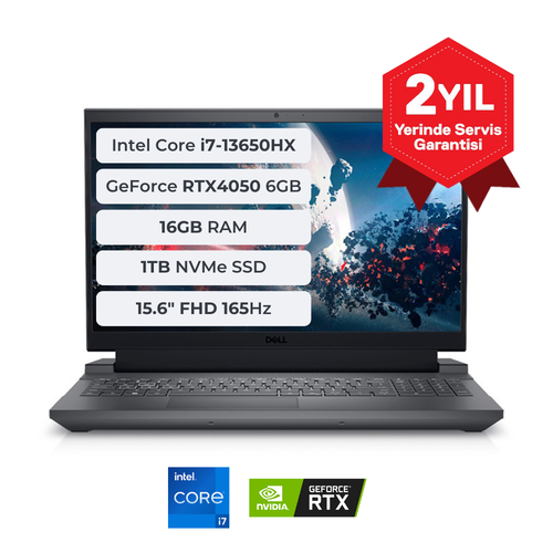 Dell G15 5530 i7-13650HX 16GB 1TB SSD 6GB RTX4050 15.6 FHD 165Hz Ubuntu G1555301104U-1TB