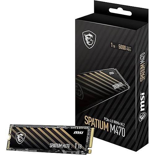 MSI Bulk Spatium M390 500GB NVMe M.2 PCIe Gen3 Bulk SSD Disk