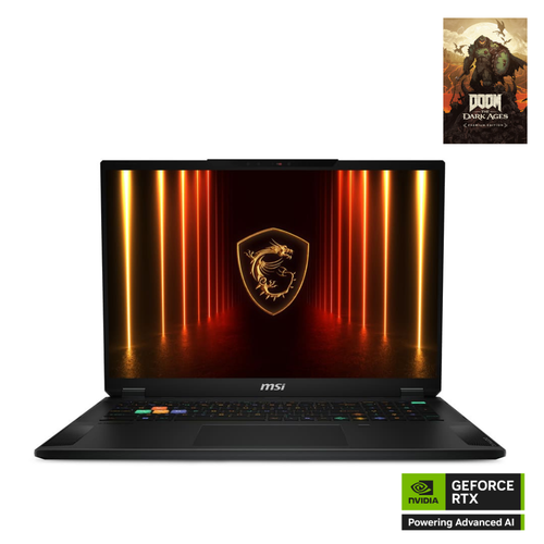 MSI Stealth 18 HX AI A2XWHG-024TR Ultra 9 275HX 32GB 2TB SSD 12GB RTX5070Ti 140W 18 QHD+ 240Hz Windows 11 Pro