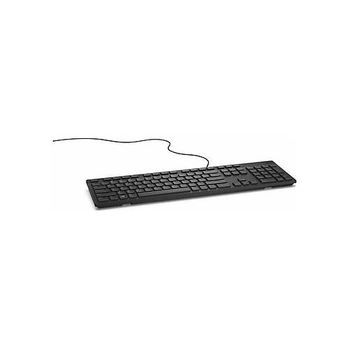 Dell KB216 Multimedia Kablolu Q USB ngilizce Klavye Siyah 580-ADHK