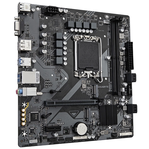 Gigabyte B760M E DDR5 7200 MHz (OC) 2xM.2 1G LAN Micro-ATX Soket 1700
