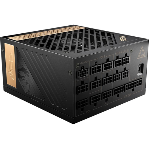 MSI MEG AI1300P PCIE5 1300W 80+ Platinium Full Mod�ler Power Supply