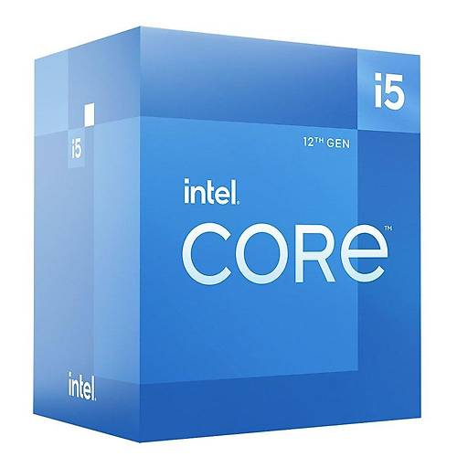 Intel Core i5 12400 Soket 1700 2.5GHz 18MB Cache lemci Fanl Kutulu