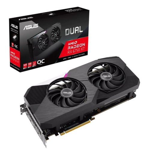 ASUS Dual Radeon RX 6750 XT OC Edition 12GB 192Bit GDDR6