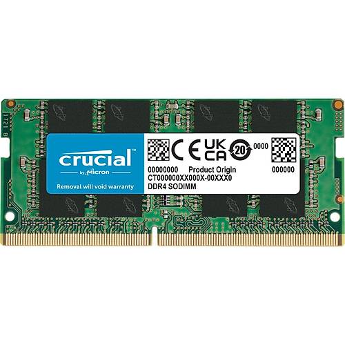 Crucial 32GB DDR4 3200MHz CL22 1.2V SODIMM Notebook Ram CT32G4SFD832A