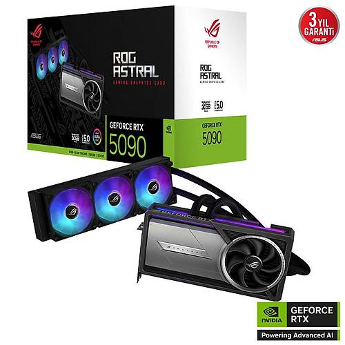 ASUS ROG Astral LC GeForce RTX 5090 32GB GDDR7 Ekran Kart