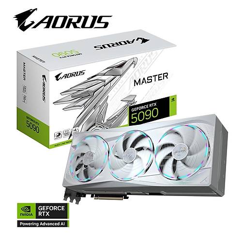 Gigabyte Aorus GeForce RTX 5090 Master ICE 32GB 512bit GDDR7 GV-N5090AORUSM ICE-32GD