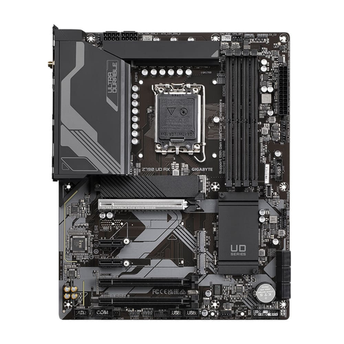 Gigabyte Z790 UD AX Wi-Fi DDR5 7600 MHz (OC) PCI-E Gen5 M.2 USB 3.2 DP HDMI 2.5G LAN Wi-Fi 6E ATX Soket 1700