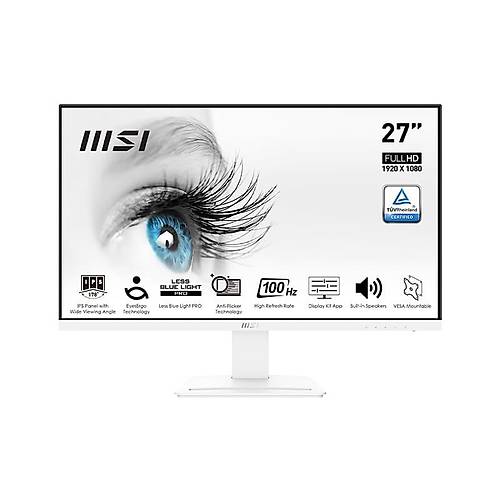 MSI PRO MP273AW 27 1920x1080 100Hz 1ms HDMI VGA DP IPS Monitr