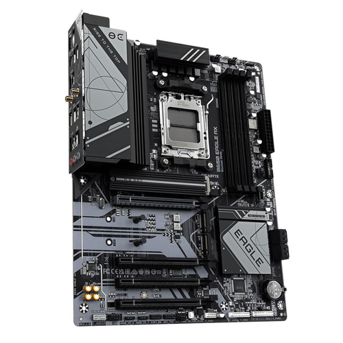Gigabyte B650 Eagle AX Wi-Fi DDR5 7600 MHz (OC) PCI-E Gen3 M.2 USB 3.2 DP HDMI 1G LAN Wi-Fi 6E ATX AM5