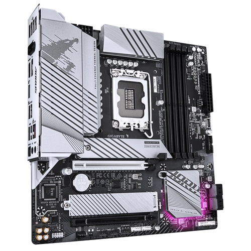 Gigabyte B760M AORUS ELITE Wi-Fi 6E GEN 5 DDR5 5600 MHz 2xM.2 2.5G LAN Micro-ATX Soket 1700
