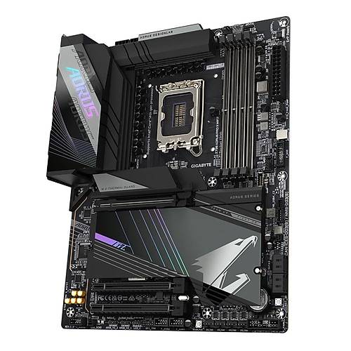 Gigabyte Z790 AORUS PRO X WIFI7 Wi-Fi DDR5 8266 MHz (OC) PCI-E Gen5 M.2 USB 3.2 DP HDMI 5G LAN Wi-Fi 7 ATX Soket 1700