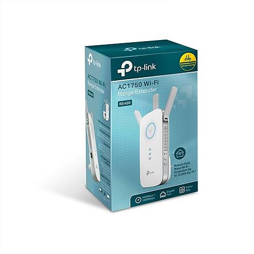 TP-Link RE450 AC1750 5GHz 1300Mbps Dual Band Wi-Fi Menzil Geniletici