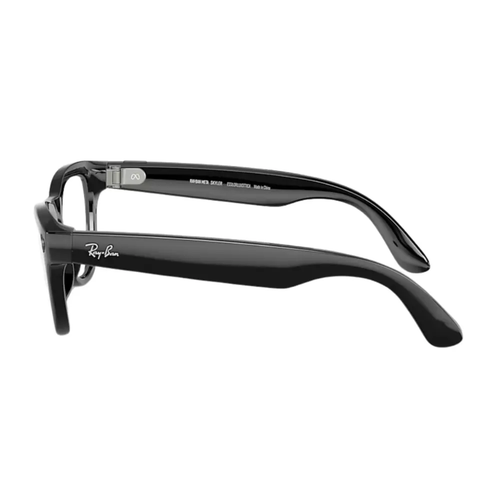 Ray-Ban Meta Skyler Ak�ll� G�zl�k Parlak Siyah �er�eve G�k Mavisi �effaf I���a G�re Koyula�an Cam Rengi
