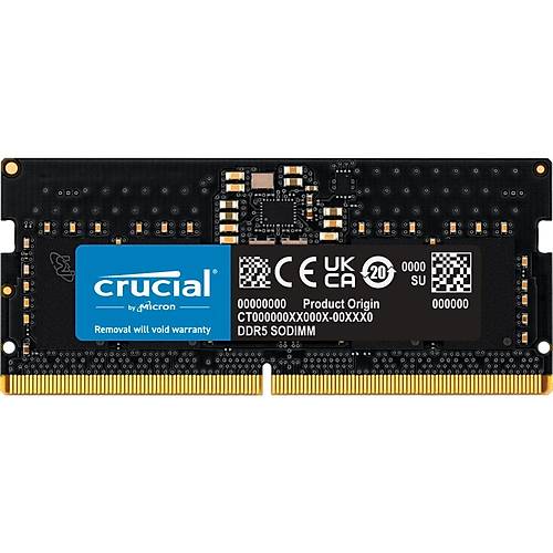 Crucial 8GB DDR5 5600MHz CL46 1.1V SODIMM Notebook Ram CT8G56C46S5