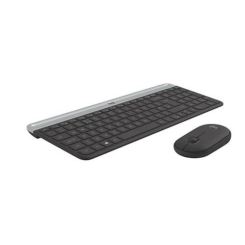 Logitech MK470 nce Kablosuz Klavye Mouse Set Siyah 920-009435