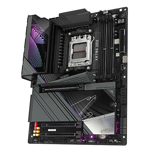 Gigabyte X870E AORUS MASTER DDR5 8600 MHz (OC) M.2 USB 2.0 USB 3.2 HDMI USB-C Wi-Fi 7 5G LAN ATX Soket AM5