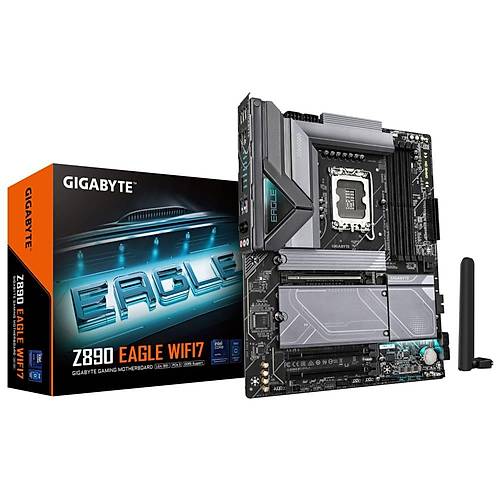 Gigabyte Z890 EAGLE WIFI7 DDR5 9200 MHz (OC) M.2 USB 2.0 USB 3.2 HDMI DP USB-C 2.5G LAN ATX Soket 1851